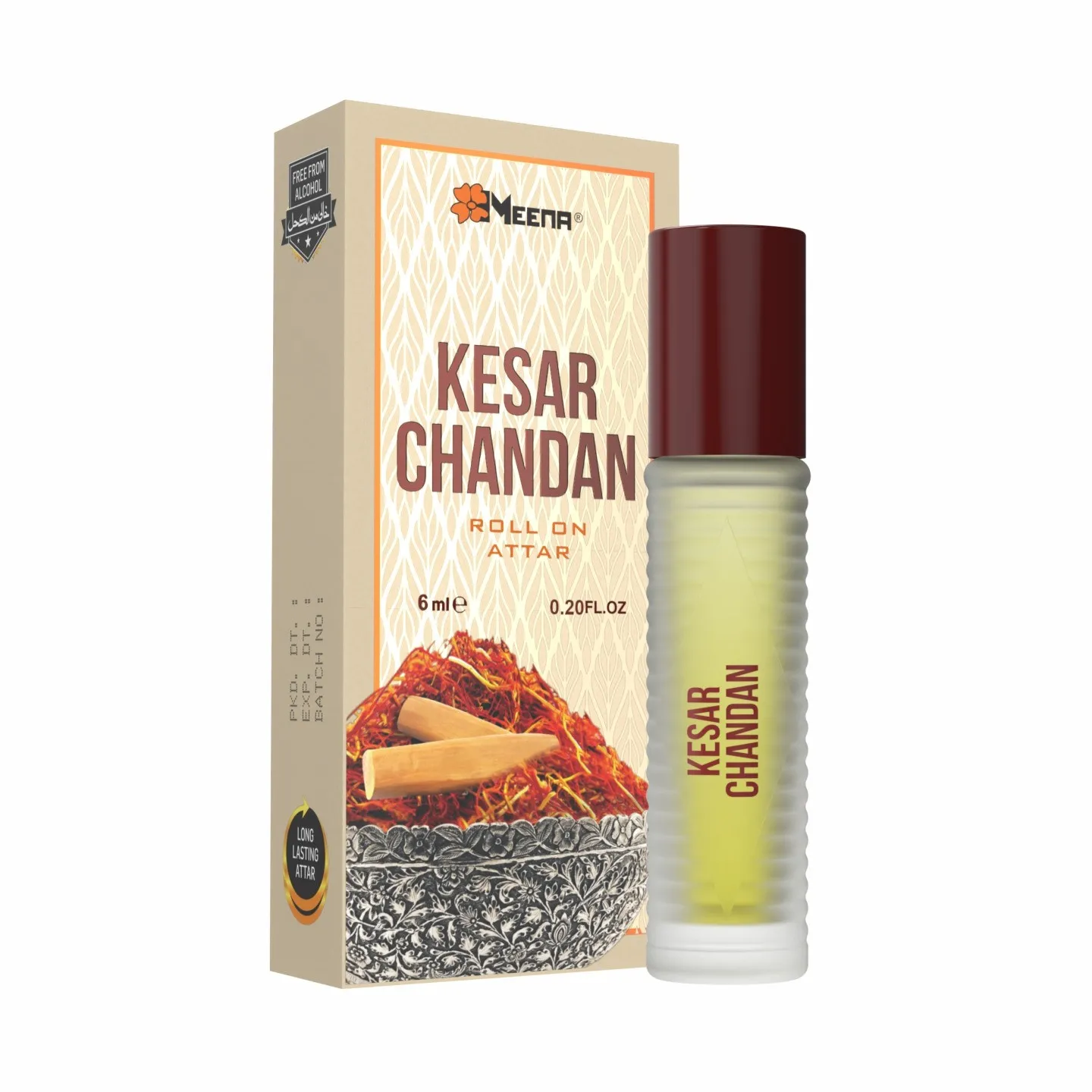 Kesar Chandan — Roll-On Attar (6/8 ml)